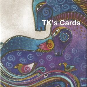 Laurel Burch Magnet "Aquatic Mares Horses" #31231