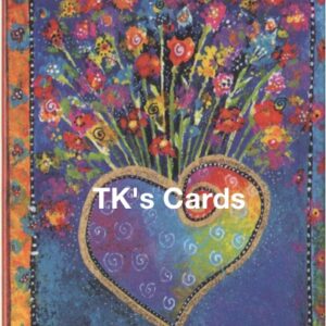 Laurel Burch Magnet "Heart with Flowers" #67065