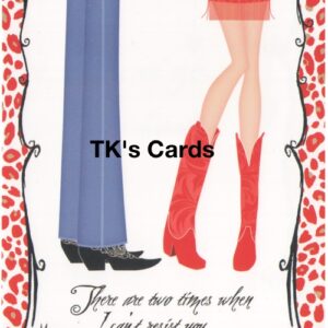 Leslie Moak Murray "Day & Night" Cowgirls Anniversary Card #24460