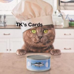 Michael Quackenbush "Cat Chef" Birthday Card #11460