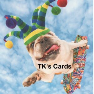 Michael Quackenbush "Skateboard Dog" Birthday Card #11954