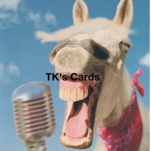 Michael Quackenbush "Hay Horse" Birthday Card #13984