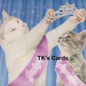 Michael Quackenbush "Kitty Cats in Tiaras" Birthday Card #14678