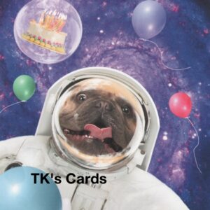 Michael Quackenbush "Far Out Puppy Dog" Birthday Card #14686