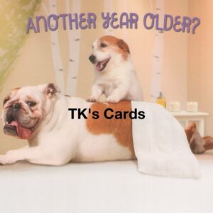 Michael Quackenbush "Puppy Dog Back Rub" Birthday Card #14688