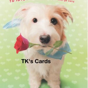 Michael Quackenbush "Kip Dog the Romantic" Love Collector's 8.5x11 Card #49322