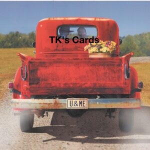 Michael Quackenbush "Timeless Red Truck" Love Collector's 8.5x11 Card #49335