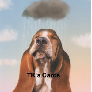 Michael Quackenbush "Dog Under Cloud" Encouragement Card #10944