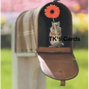 Michael Quackenbush "Chipmunk Note of Cheer" Encouragement Card #13988