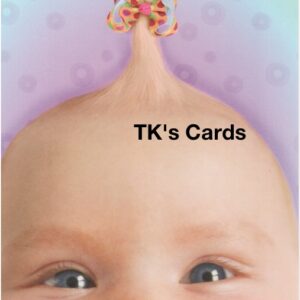 Michael Quackenbush "Baby with Hair Bow" Friendship Card #10938