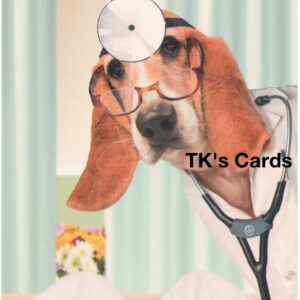 Michael Quackenbush "Hound Dog Doctor" Get Well Card #14691