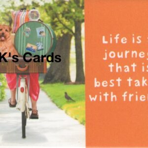 Michael Quackenbush Magnet "Bike Journey with Dog" #31316