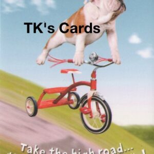 Michael Quackenbush Magnet "Dog on Red Trike" #31317