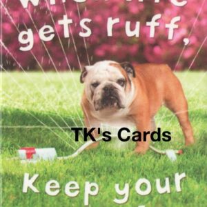 Michael Quackenbush Magnet "Bulldog in Sprinkler" #31372