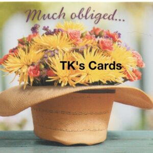 Michael Quackenbush "Floral Cowboy Hat" Notecard #35942