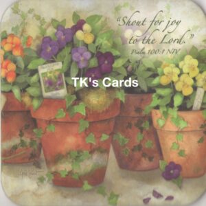 Annie LaPoint "Violets" Graceful Garden Coaster #6107