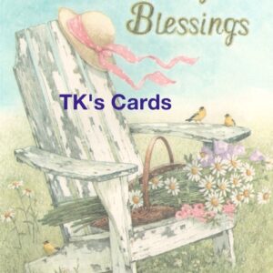 Bonnie Heppe Fisher "Mother's Chair" Legacy Mother's Day Card #9650