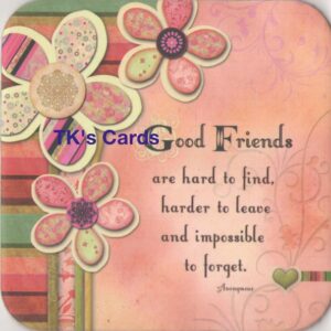 Connie Haley "Good Friends" BoHo Bellus Coaster