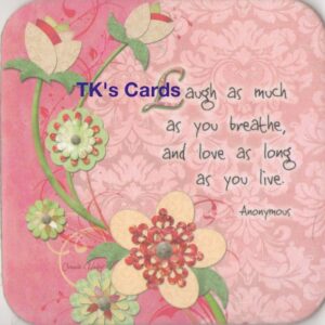 Connie Haley "Laugh Love" BoHo Bellus Coaster