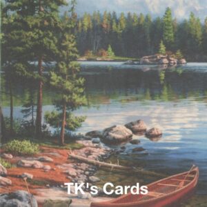Darrell Bush "Canoe by the Lake" Father's Day Card #10362