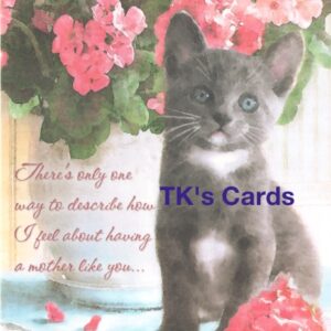 Dianne Woods "Kitten for Mother" Legacy Mother's Day Card #10382