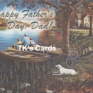 Jim Hansel "Treasured Moments" Father's Day Card #9030