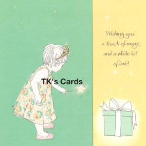 Magic Starzz "Touch of Magic" Birthday Glitter Qube Card #23265