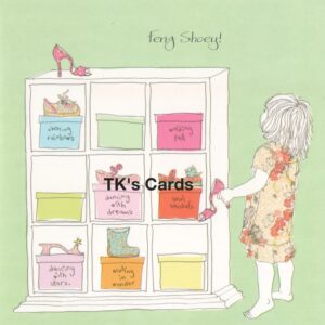 Magic Starzz "Shoes" Birthday Glitter Qube Card #23267