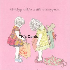 Magic Starzz "Extravagance" Birthday Glitter Qube Card #23269