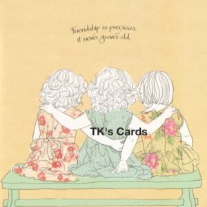 Magic Starzz "Precious Friendship" Birthday Glitter Qube Card #23274