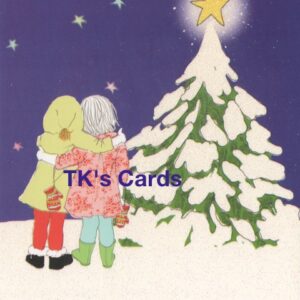 Jayne Oliver "Bright & Beautiful Friend" Christmas Glitter Card #21968