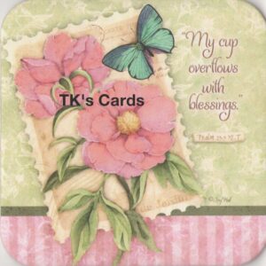 Joy Hall "My Cup Overflows" Loving Faith Coaster #10792C