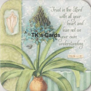 Joy Hall "Trust in the Lord" Loving Faith Coaster #10792L