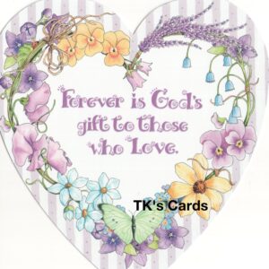 Karla Dornacher "Faith, Hope, Love" Anniversary Greeting Card #36805