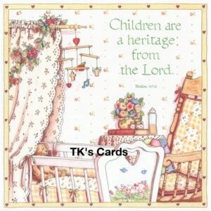 Karla Dornacher "Precious Gift" New Baby Greeting Card #38114