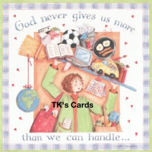 Karla Dornacher "You are held up with Prayer" Encouragement Scripture Card #36645
