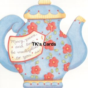 Karla Dornacher "Teapot Warm Blessing" Loving Thoughts Scripture Card #36642