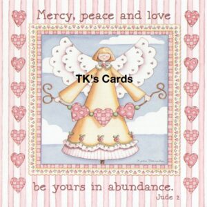 Karla Dornacher "Cheerful Blessing" Loving Thoughts Scripture Card #38218
