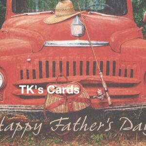 Ned Young "Red Pickup" Father's Day Card #9243