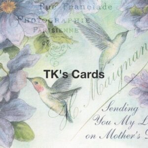 Sherri Buck Baldwin "Mother's Hummingbirds" Mother's Day Card #16643