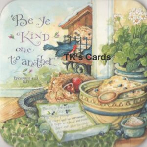 Shelly Reeves Smith "Blueberry Mixing Bowls" Blessings of Home Coaster #9474