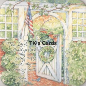 Shelly Reeves Smith "Arch Gate" Blessings of Home Coaster #9479