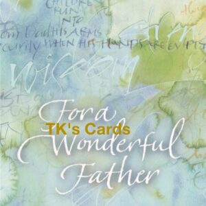 Teri Martin "Wisdom" Father's Day Scripture Card #5582