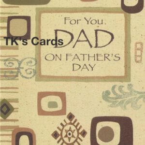 Tina Wenke "A Father's Values" Father's Day Card #12689