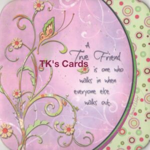 Connie Haley "A True Friend" BoHo Bellus Coaster