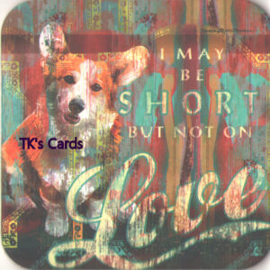 Patrick Reid O'Brien "Corgi" Man's Best Friend Dog Coaster