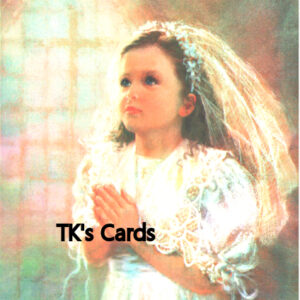 Kathy Fincher "First Communion Girl" First Communion Card #10763
