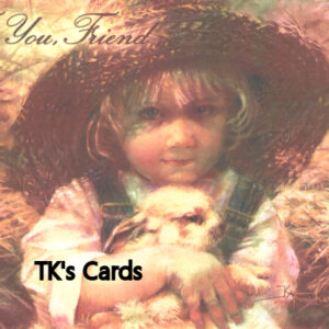 Kathy Fincher "Soft Bunny" Friendship Scripture Card #10765