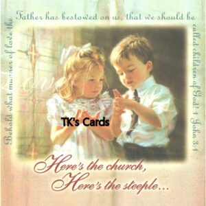 Kathy Fincher "Here's the Church" Loving Thoughts Scripture Select Card #36836