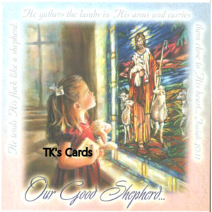 Kathy Fincher "Feed My Sheep" Encouragement Scripture Select Card #36839